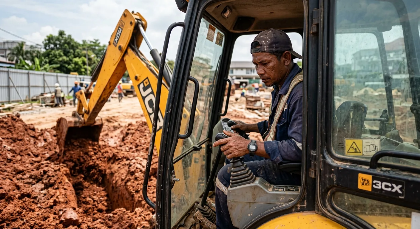 Backhoe Standard (JCB / Case 580) untuk sewa di Malaysia